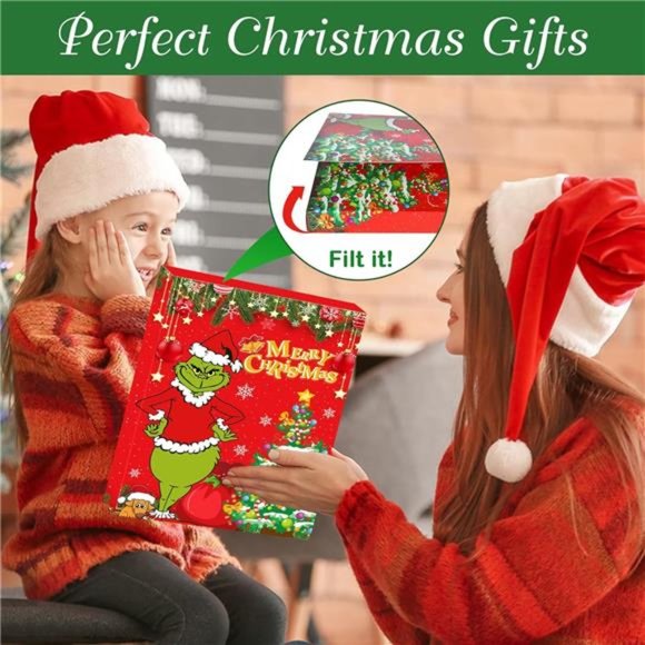 Christmas Advent Calendar with Christmas Tree Ornaments |...